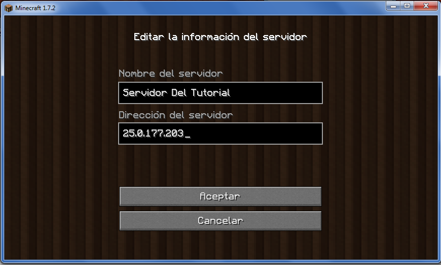 Ip servidor minecraft